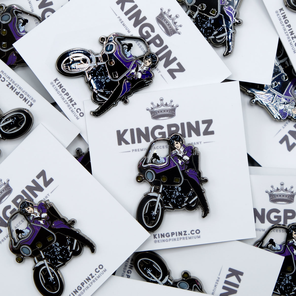 Purple Rain Lapel Pin