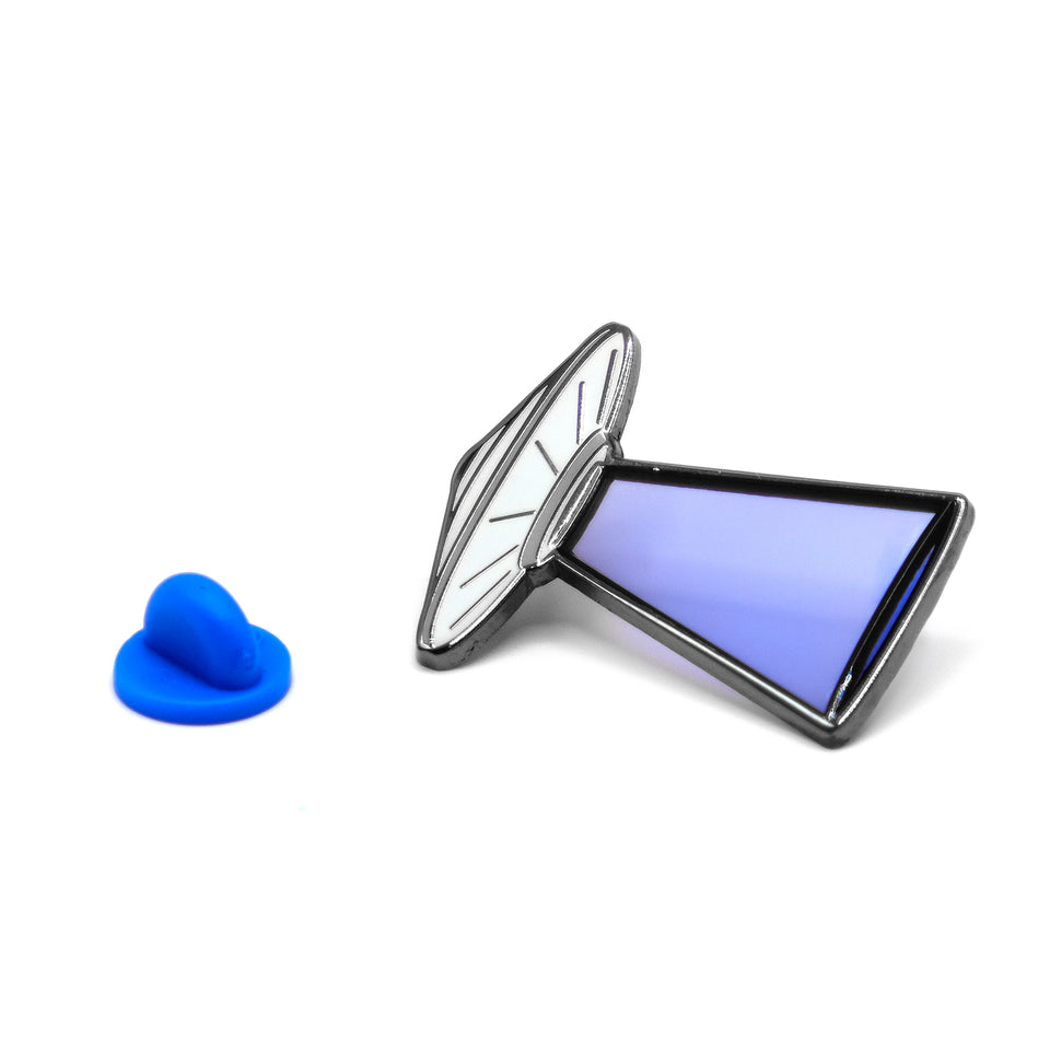 Blue UFO Lapel Pin