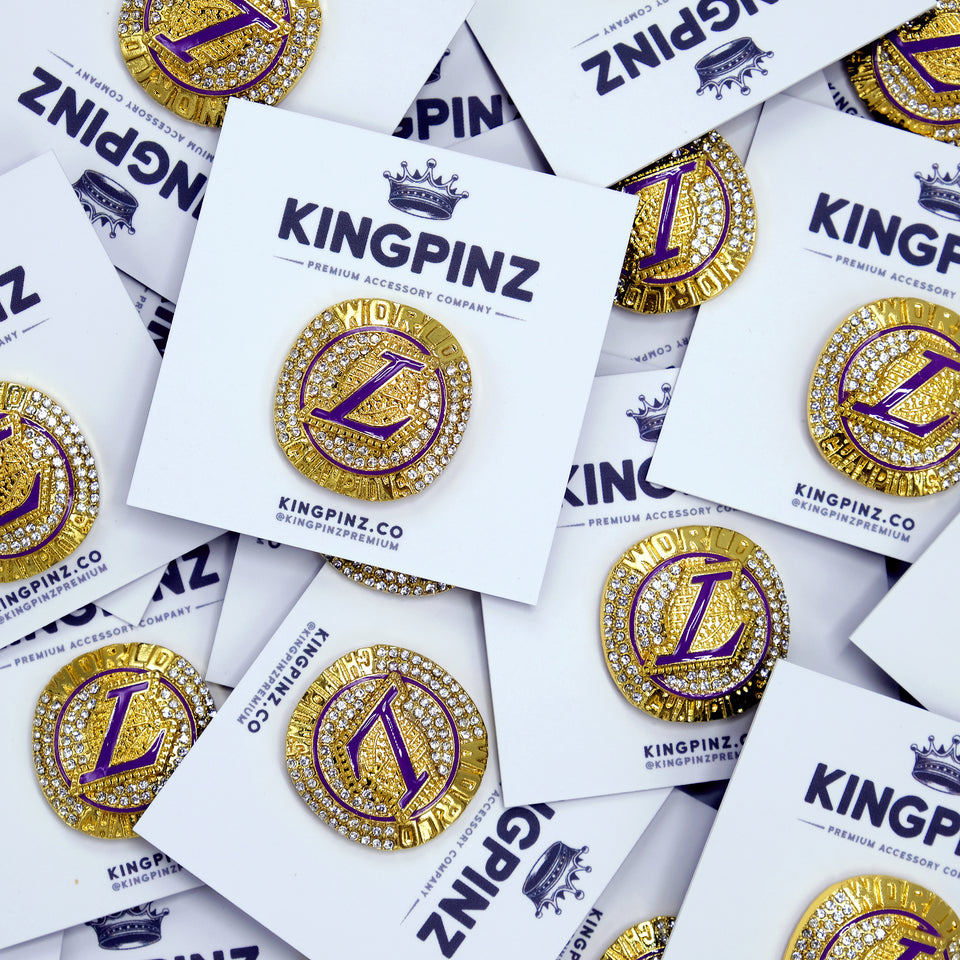 Lakers 2020 Championship Ring Lapel Pin