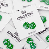 Dice Lapel Pin - Green