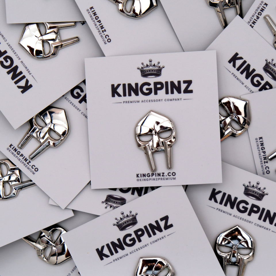 MF Doom Mask 3D Lapel Pin