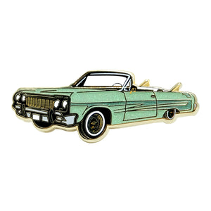 64 Impala Lowrider Lapel Pin - Green