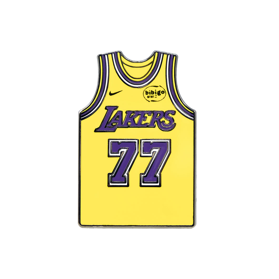 Luka Dončić Lakers Jersey Lapel Pin