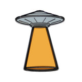 Orange UFO Lapel Pin