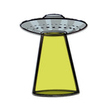 Yellow UFO Lapel Pin
