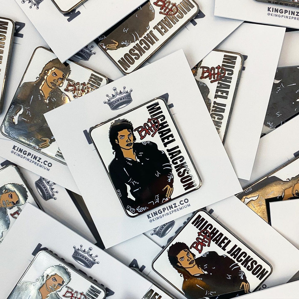 Michael Jackson Bad Lapel Pin