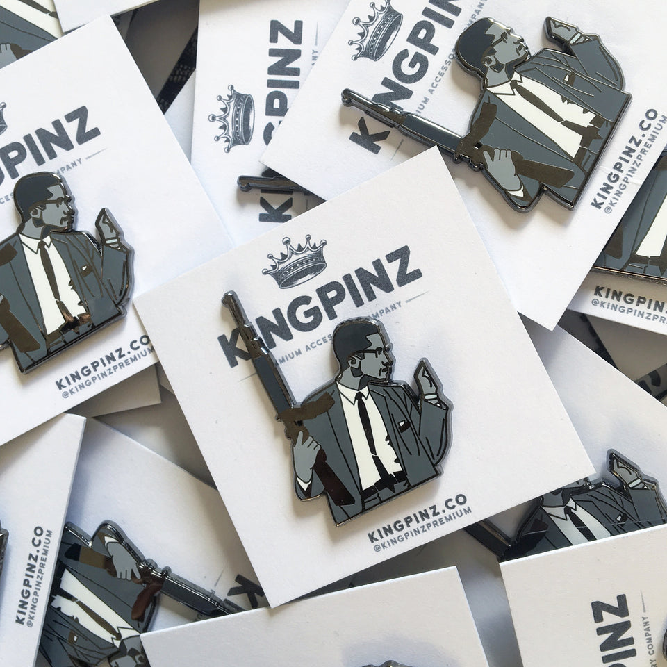 Malcolm X Lapel Pin
