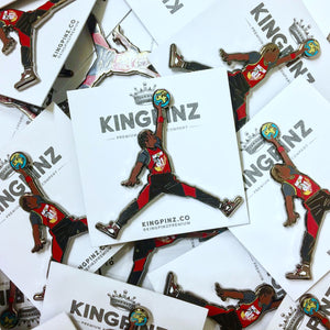 Cactus Jordan Lapel Pin.