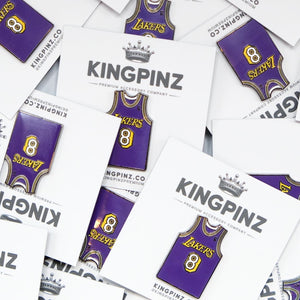 Kobe Bryant 8 Lakers Jersey Lapel Pin