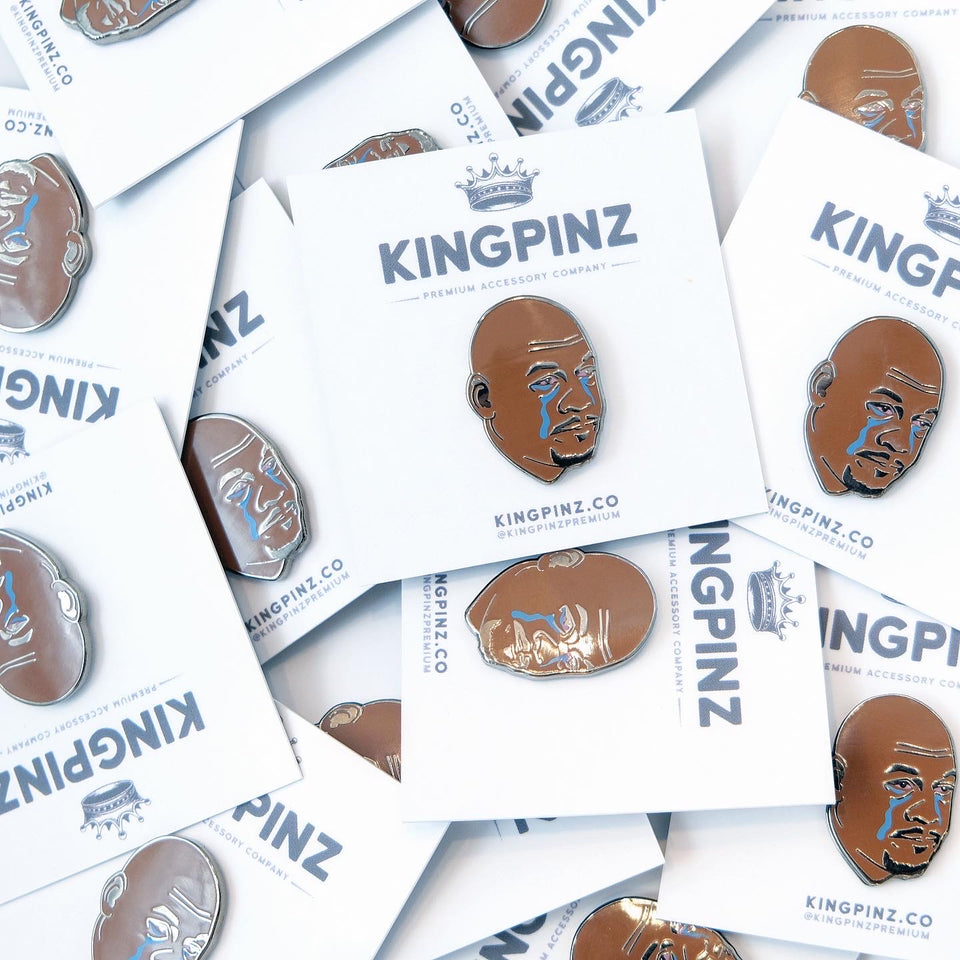 Crying Jordan Lapel Pin