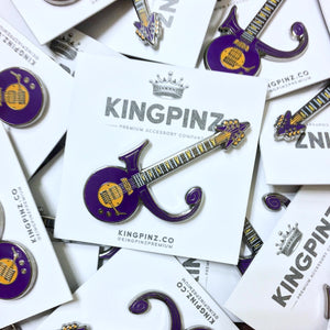 Prince Guitar Lapel Pin.