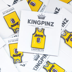 Kobe Bryant 8 Lakers Jersey Lapel Pin