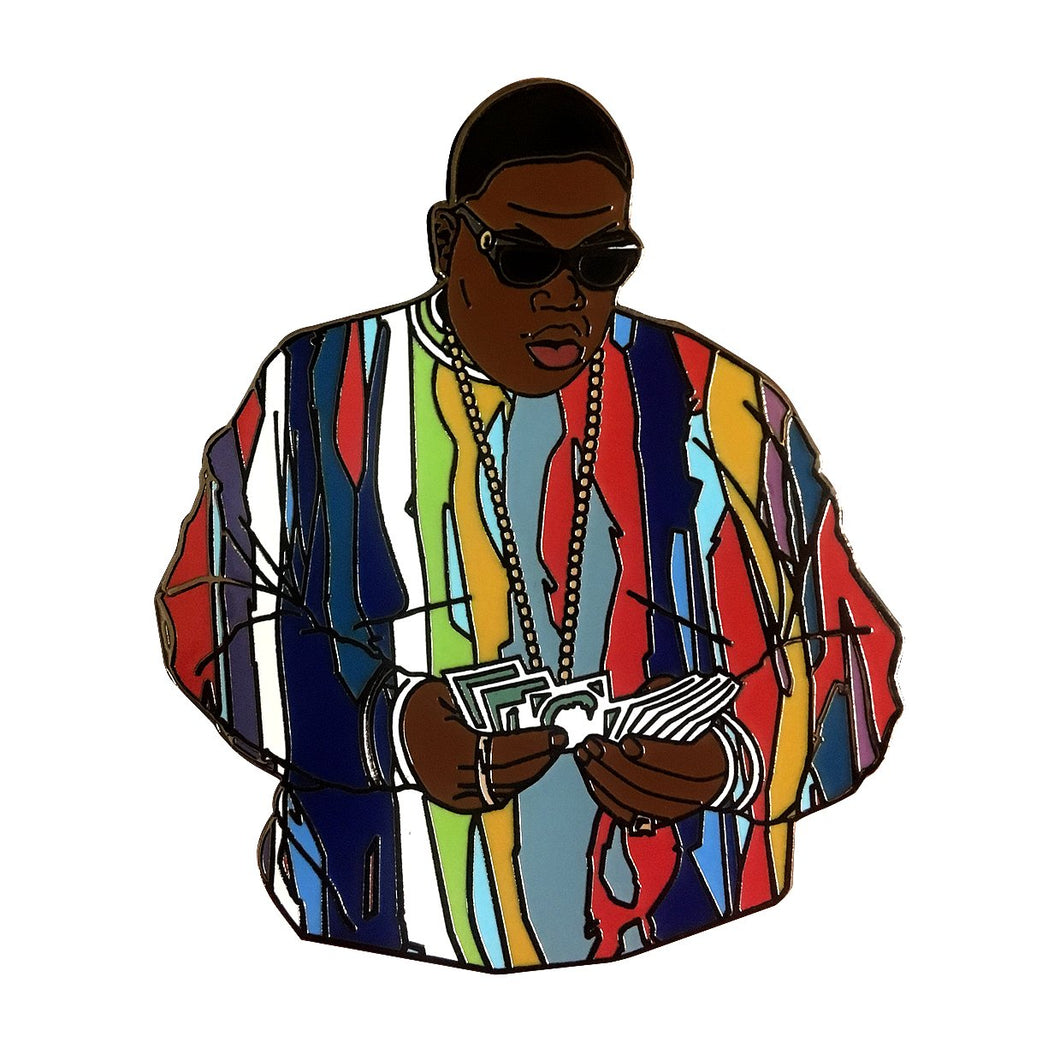 Biggie Lapel Pin.