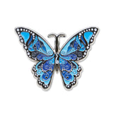 Blue Butterfly Lapel Pin