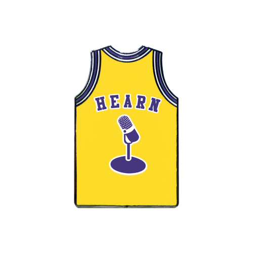 Chick Hearn Jersey Lapel Pin