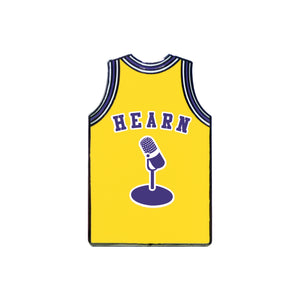 Chick Hearn Jersey Lapel Pin