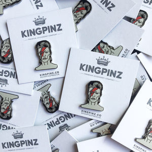 Bowie Lapel Pin.