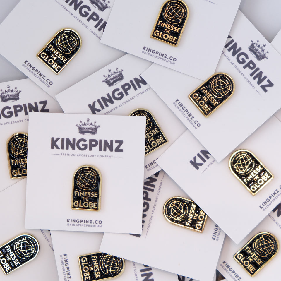 Finesse The Globe Lapel Pin