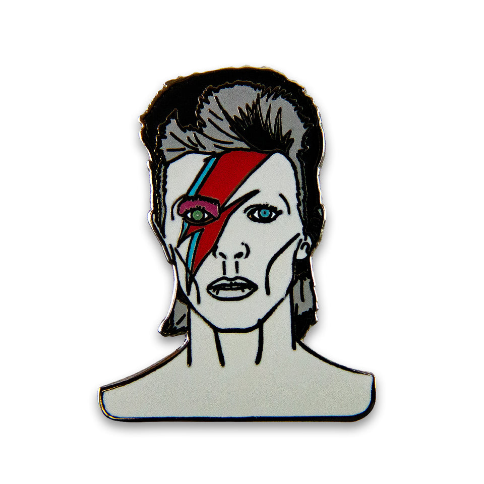 Bowie Lapel Pin.