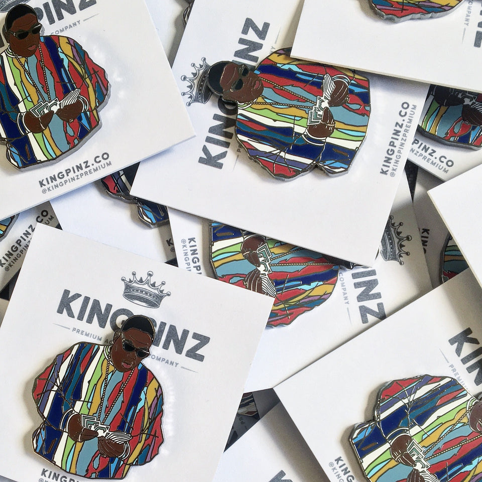 Biggie Lapel Pin.