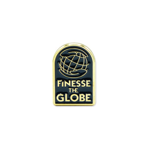 Finesse The Globe Lapel Pin
