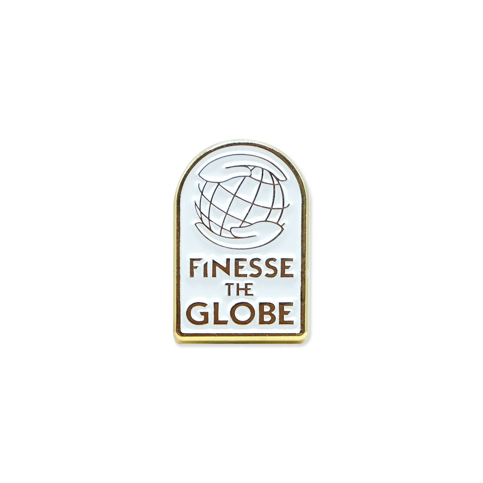 Finesse The Globe Lapel Pin