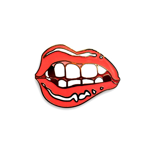 Girl Grill Lapel Pin.