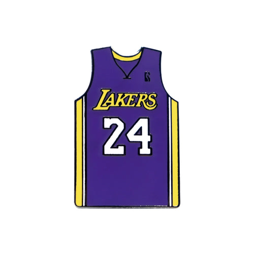 Kobe Bryant 24 Lakers Jersey Lapel Pin