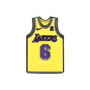 LeBron James Lakes Jersey Lapel Pin