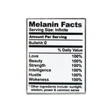 Melanin Facts Lapel Pin