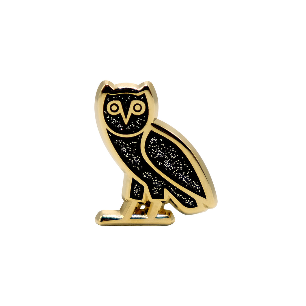 OVO Owl Lapel Pin - Black