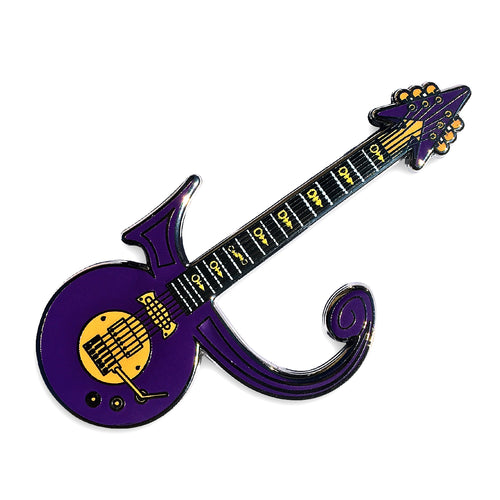 Prince Guitar Lapel Pin.