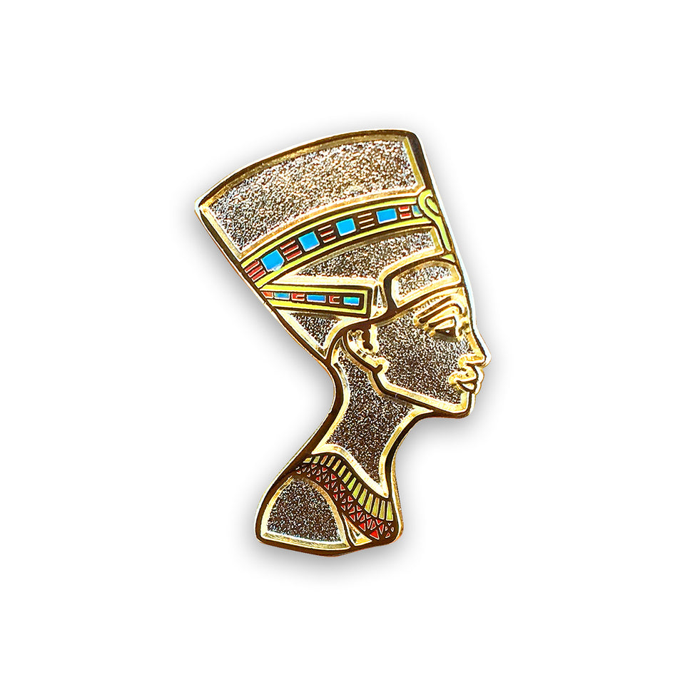 Queen Nefertiti Lapel Pin.