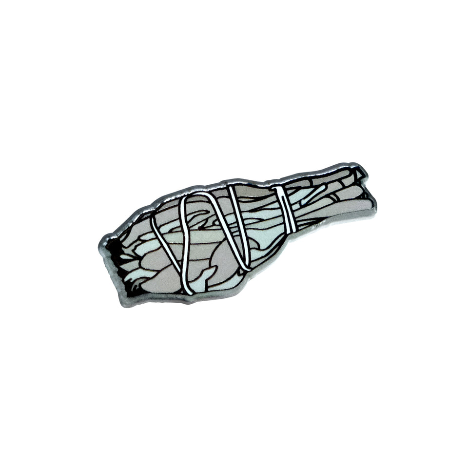 Sage Smudge Lapel Pin