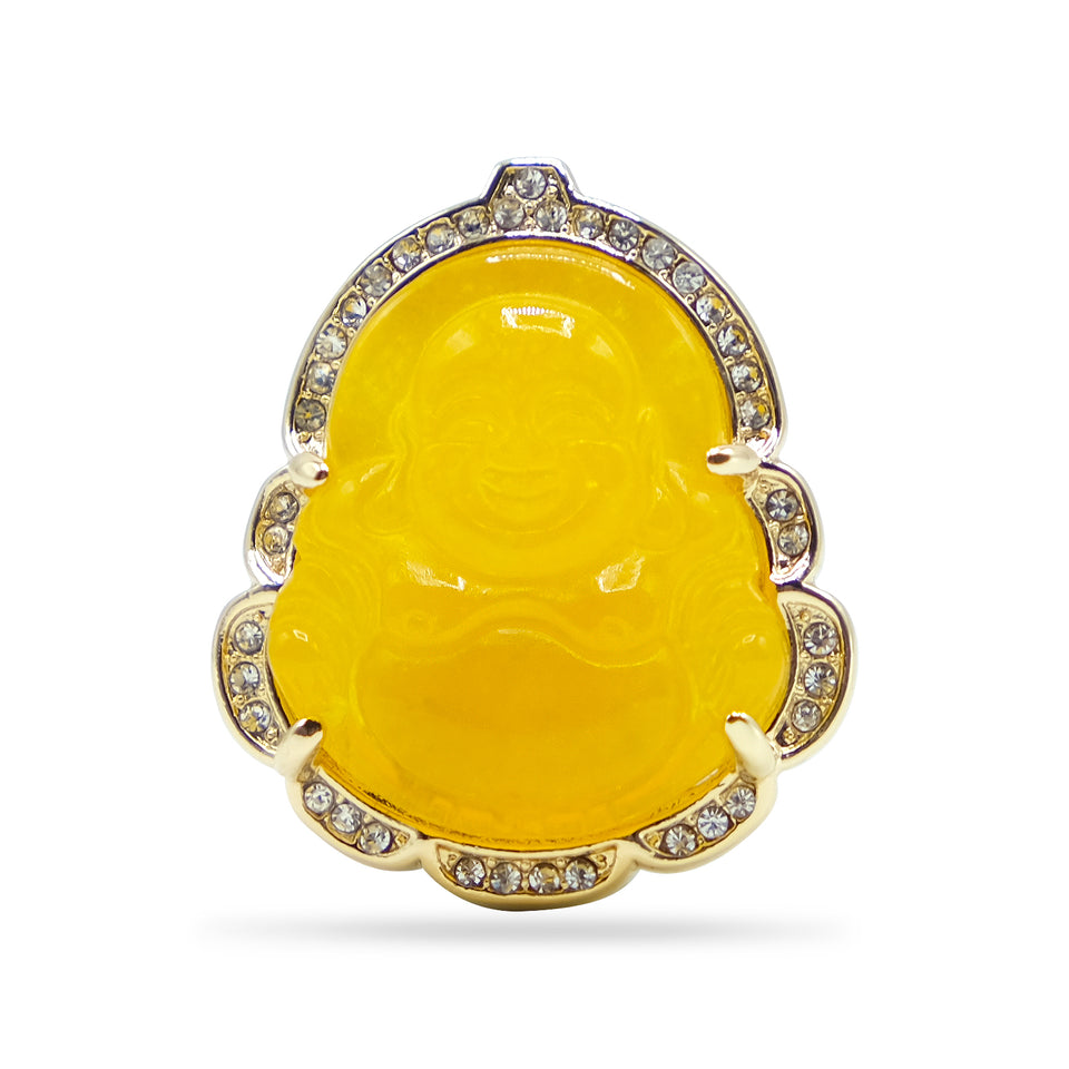 Yellow Buddha Pin