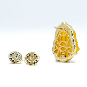 Yellow Buddha Pin